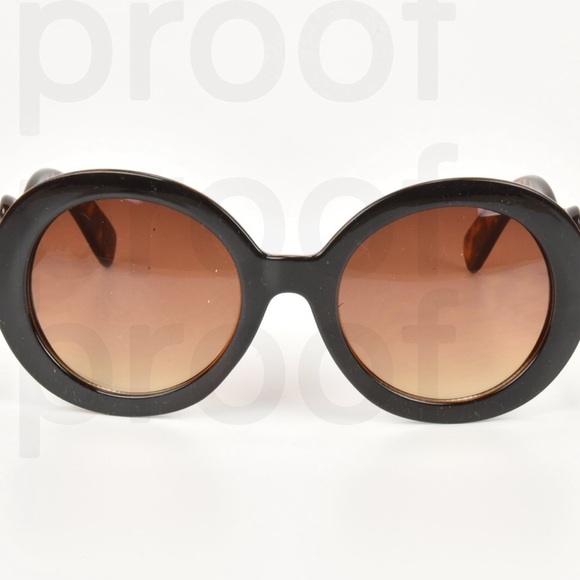 Stylish Leopard Oversized Baroque Swirl Hollywood UV 400 Unbranded Sunglasses‼️ - Picture 4 of 6